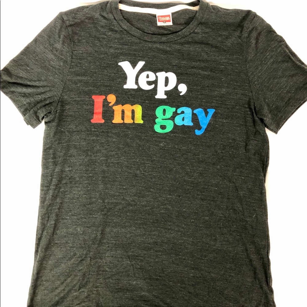 SOLD Homage Gay Pride Premium t-shirt size medium
